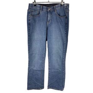 Lee Straight Jeans 8 Medium Women’s Dark Wash Pre-Owned [#3784]